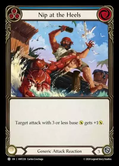 Nip at the Heels BLUE HNT239 - The Hunted - Flesh and blood card