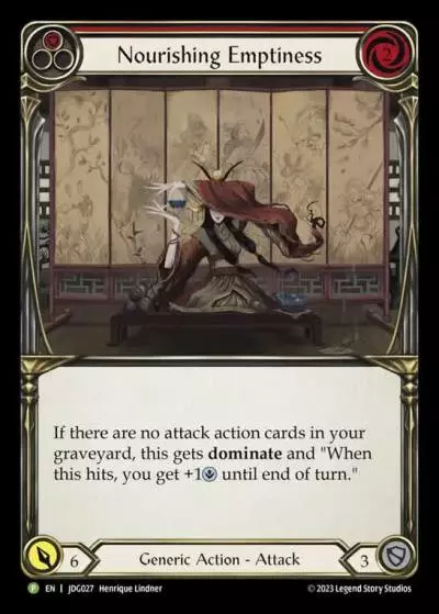 Nourishing Emptiness RED JDG027-CF - Judge Pack - Season 4 - Flesh and blood card