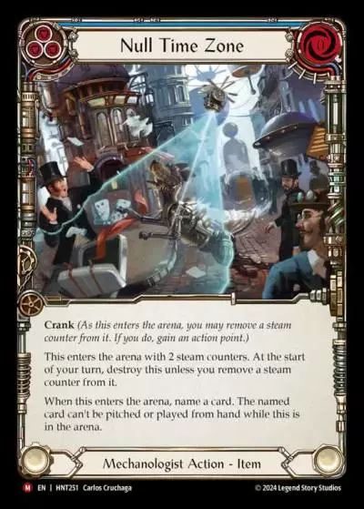 Null Time Zone BLUE HNT251 - The Hunted - Flesh and blood card