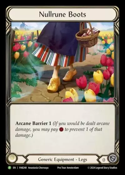Nullrune Boots FAB248-RF - Pro Tour - Amsterdam 2024 - Flesh and blood card