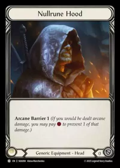 Nullrune Hood SKA004 - Silver Age Chapter 1 - Kayo - Flesh and blood card