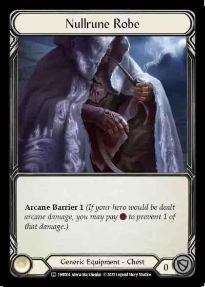 Nullrune Robe 1HB004 - Bravo - Blitz Deck - Flesh and blood card