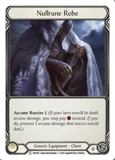 Nullrune Robe 1HP347 - History Pack 1 - Flesh and blood card