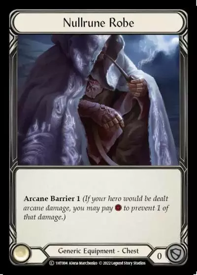 Nullrune Robe 1HT004 - Dorinthea - Blitz Deck - Flesh and blood card