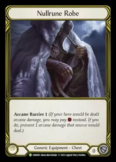 Nullrune Robe FAB069-GF - ProQuest - Season 1 and 2 - Flesh and blood card