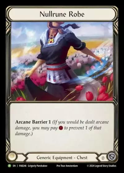Nullrune Robe FAB246-RF - Pro Tour - Amsterdam 2024 - Flesh and blood card