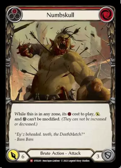 Numbskull RED DTD201 - Dusk till Dawn - Flesh and blood card