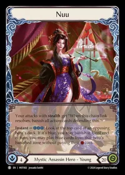 Nuu L-MST002 - Pre-release - Part the Mistveil - Flesh and blood card