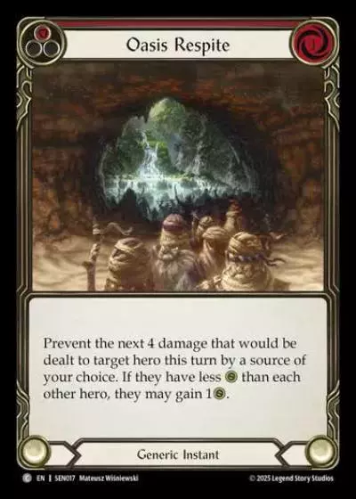 Oasis Respite SEN017 - Silver Age Chapter 2 - Enigma - Flesh and blood card