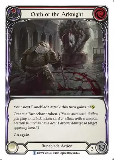 Oath of the Arknight RED 1HP279 - History Pack 1 - Flesh and blood card