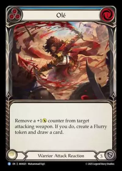 Olé AHA021 - Armory Deck - Hala, Bladesaint of the Vow - Flesh and blood card