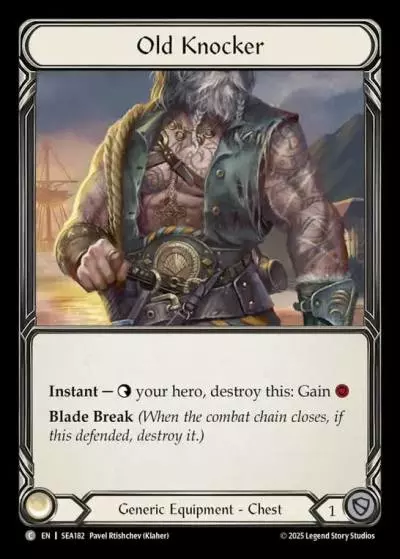Old Knocker SEA182 - High Seas - Flesh and blood card