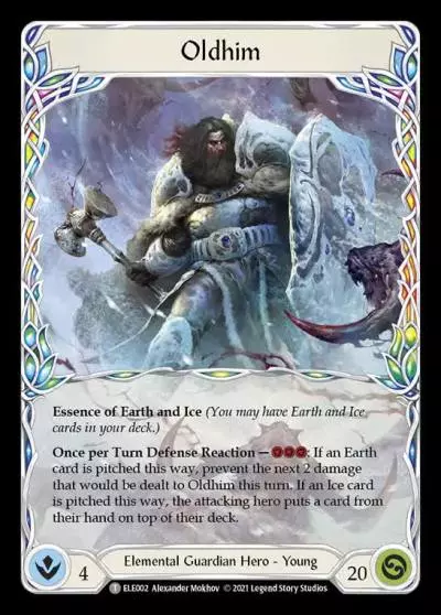 Oldhim ELE002 - Tales of Aria - Flesh and blood card