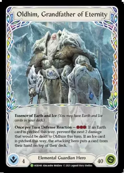 Oldhim, Grandfather of Eternity HER048-RF - Armory - Season 5 - Flesh and blood card