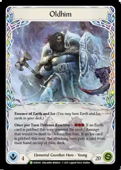 Oldhim HER045-CF - Skirmish - Season 3 - Flesh and blood card