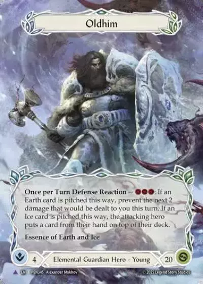 Oldhim PEN345-MV - Compendium of Rathe - Flesh and blood card