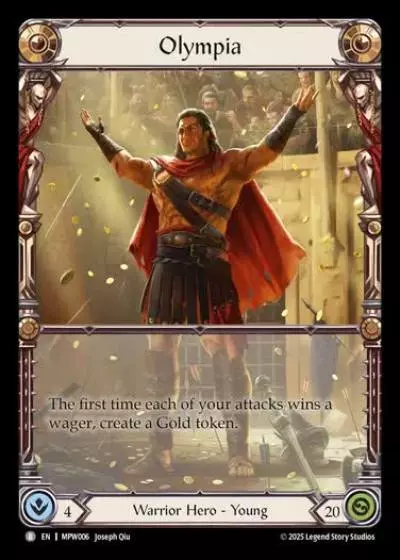 Olympia MPW006 - Mastery Pack Warrior - Flesh and blood card