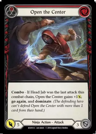 Open the Center RED KSU013 - Katsu, the Wanderer - Hero Deck - Flesh and blood card