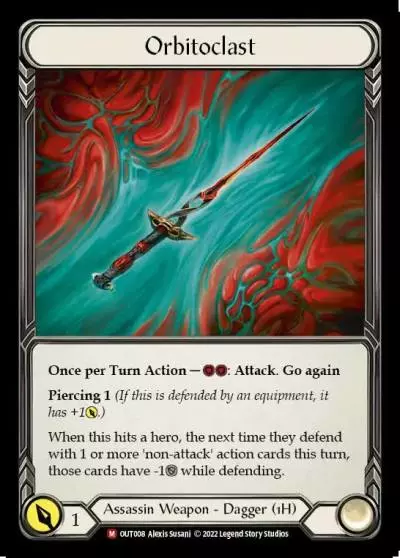 Orbitoclast OUT008 - Outsiders - Flesh and blood card
