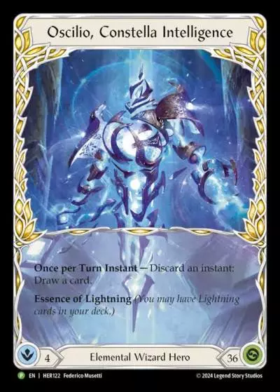 Oscilio, Constella Intelligence HER122-RF - ProQuest - Season 6 - Flesh and blood card