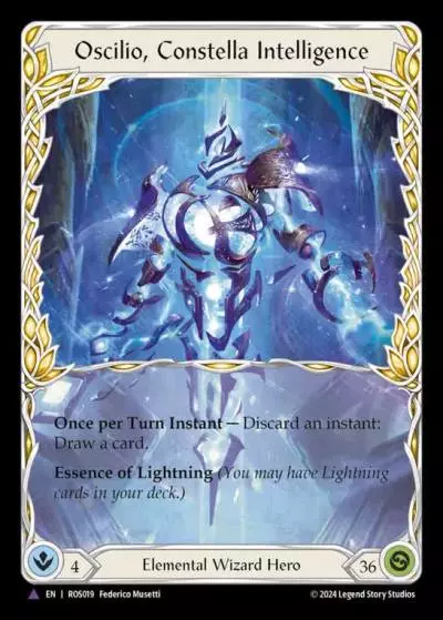 Oscilio, Constella Intelligence ROS019-MV - Rosetta - Flesh and blood card