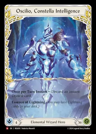 Oscilio, Constella Intelligence ROS019 - Rosetta - Flesh and blood card