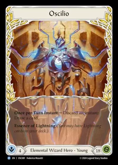 Oscilio OSC001-RF - Rosetta Blitz Deck - Oscilio - Flesh and blood card