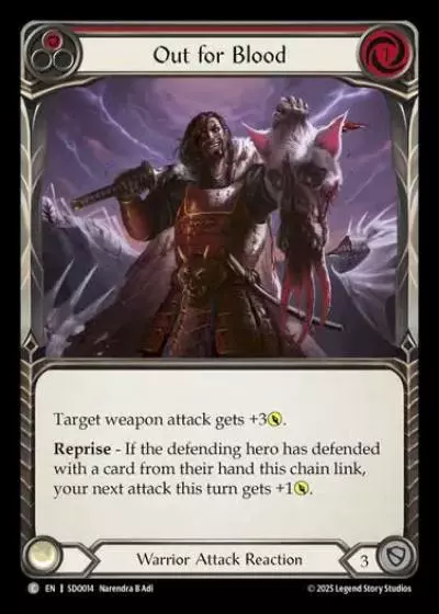 Out for Blood SDO014 - Silver Age Chapter 2 - Dorinthea - Flesh and blood card