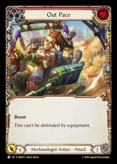 Out Pace SDA015 - Silver Age Chapter 1 - Dash - Flesh and blood card