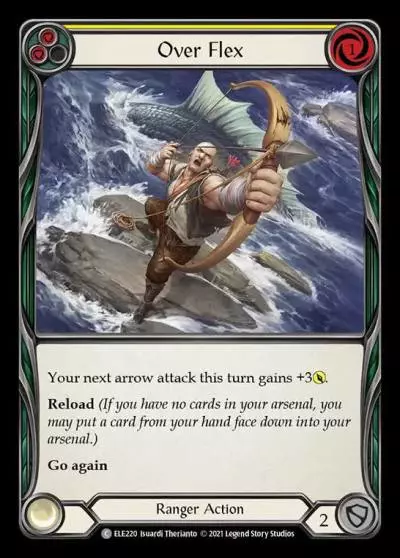 Over Flex YELLOW ELE220 - Tales of Aria - Flesh and blood card