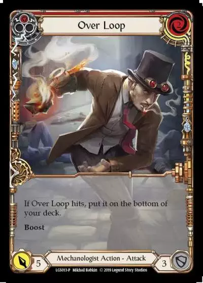 Over Loop RED LGS013 - Armory - Season 2 - Flesh and blood card