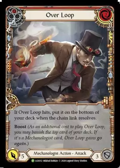 Over Loop RED LGS032-RF - Armory - Season 3 - Flesh and blood card
