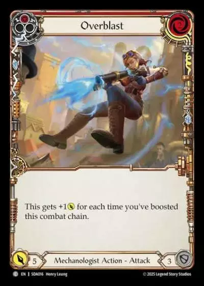 Overblast SDA016 - Silver Age Chapter 1 - Dash - Flesh and blood card