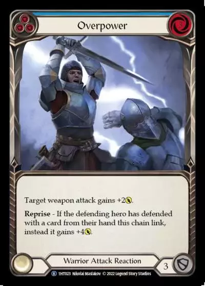 Overpower BLUE 1HT023 - Dorinthea - Blitz Deck - Flesh and blood card