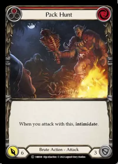Pack Hunt RED 1HR008 - Rhinar - Blitz Deck - Flesh and blood card