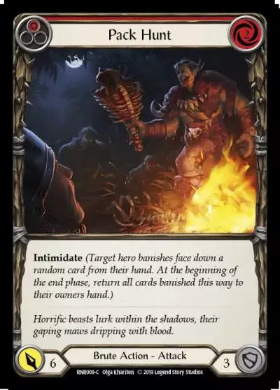 Pack Hunt RED RNR009 - Rhinar, Reckless Rampage - Hero Deck - Flesh and blood card