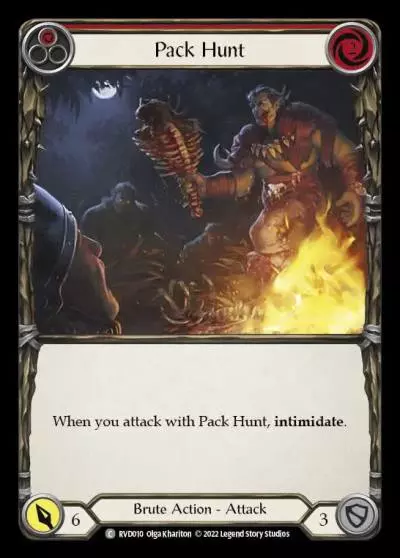 Pack Hunt RED RVD010 - Classic Battles: Rhinar vs Dorinthea - Flesh and blood card