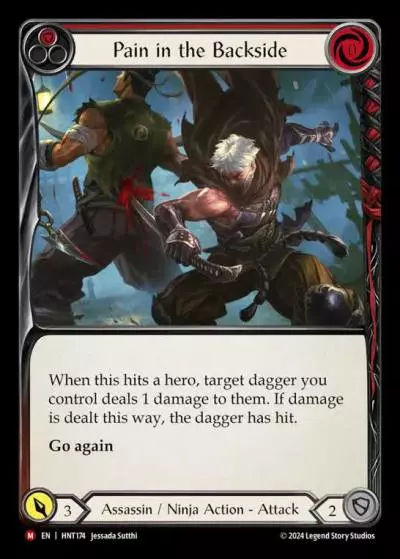 Pain in the Backside RED HNT174 - The Hunted - Flesh and blood card