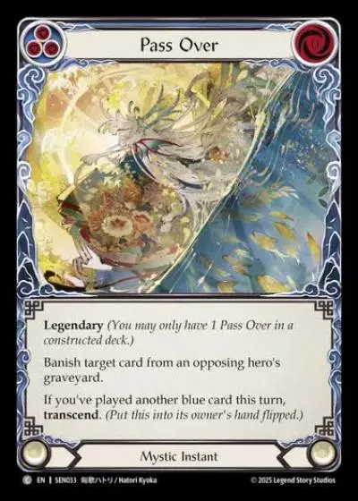 Pass Over SEN033 - Silver Age Chapter 2 - Enigma - Flesh and blood card