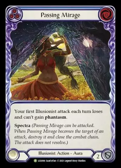 Passing Mirage BLUE LGS094-CF - Armory - Season 6 - Flesh and blood card