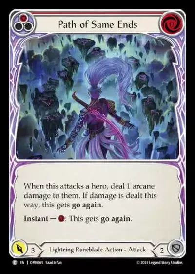 Path of Same Ends OMN065 - Omens of the Third Age - Flesh and blood card