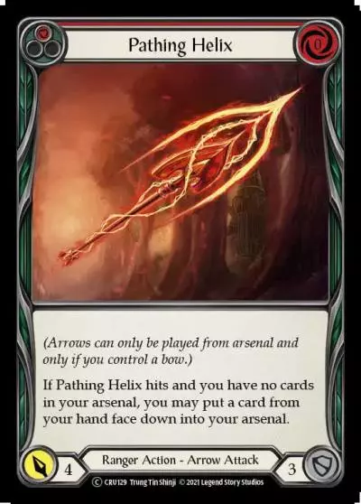 Pathing Helix RED U-CRU129-RF - Crucible of War - Unlimited - Flesh and blood card
