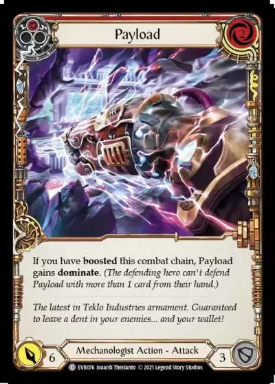 Payload RED EVR076 - Everfest - Flesh and blood card