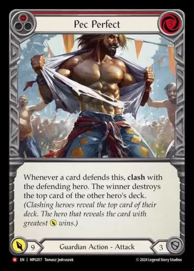 Pec Perfect RED MPG017 - Mastery Pack Guardian - Flesh and blood card