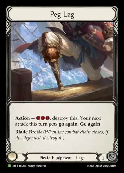 Peg Leg LGS395-CF - Pre-release - High Seas - Flesh and blood card