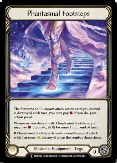 Phantasmal Footsteps U-MON089-RF - Monarch - Unlimited - Flesh and blood card