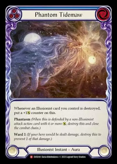 Phantom Tidemaw BLUE EVO244 - Bright Lights - Flesh and blood card