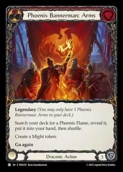 Phoenix Bannerman: Arms PEN259 - Compendium of Rathe - Flesh and blood card