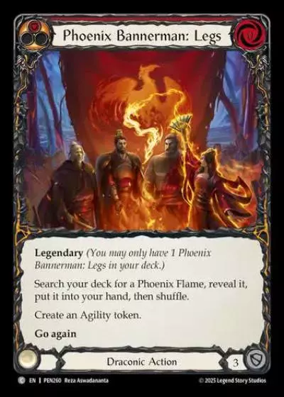 Phoenix Bannerman: Legs PEN260 - Compendium of Rathe - Flesh and blood card