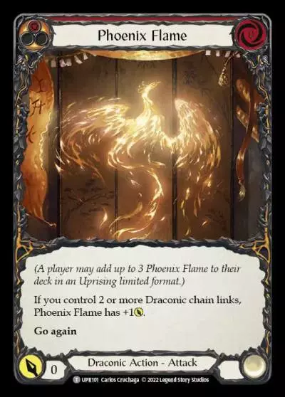 Phoenix Flame RED UPR101 - Uprising - Flesh and blood card